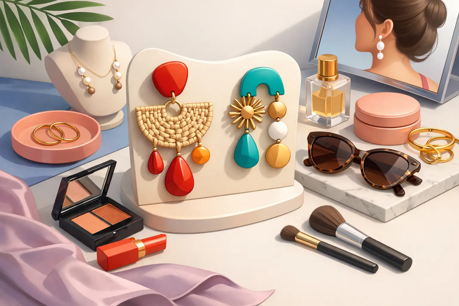How to Style Handmade Statement Earrings