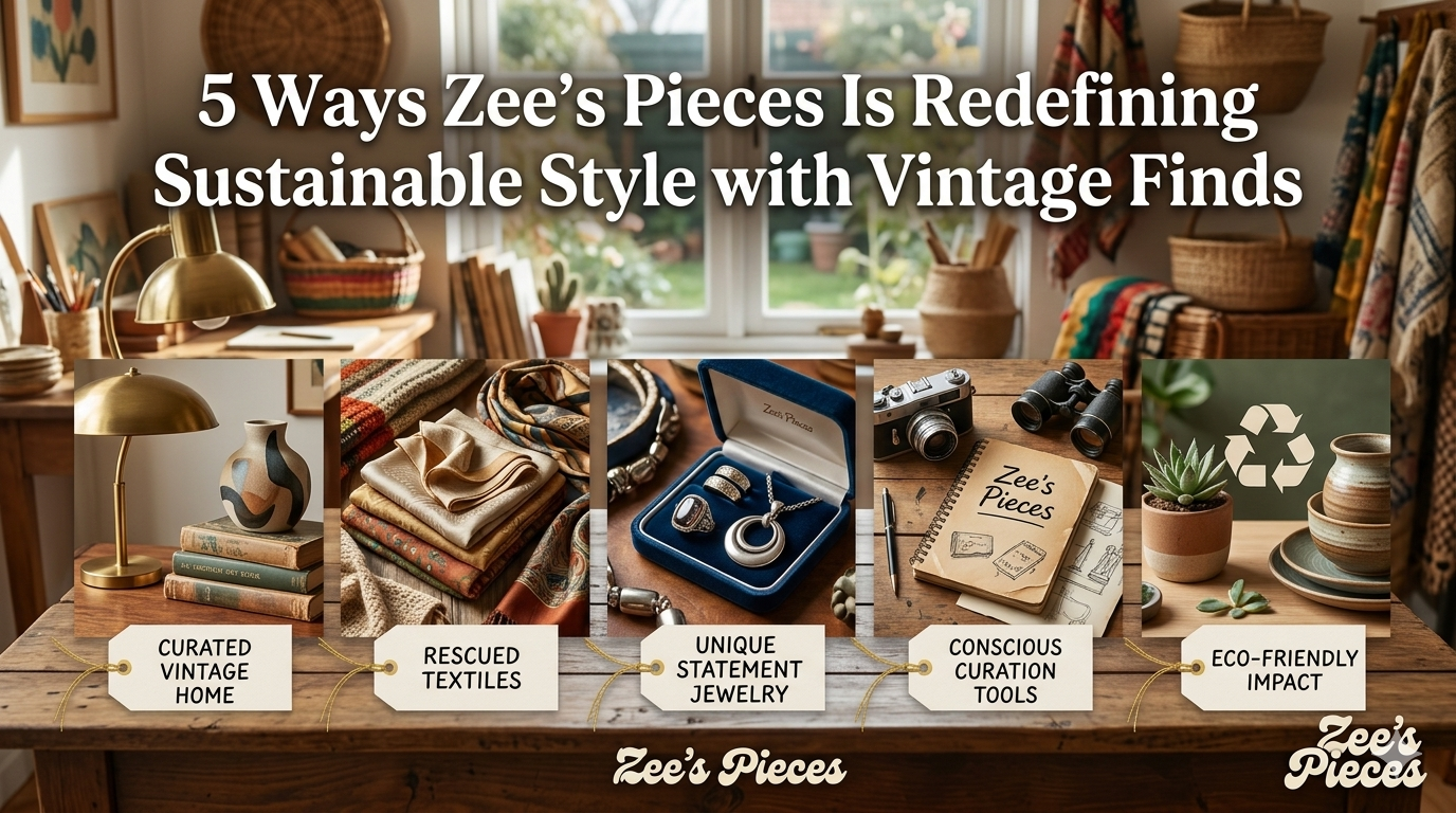 5 Ways Zee’s Pieces Is Redefining Sustainable Style with Vintage Finds