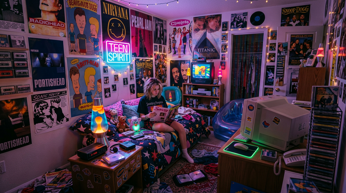 Thrifting Like It’s 1999: The 90s Nostalgia Decor Making a Massive Comeback